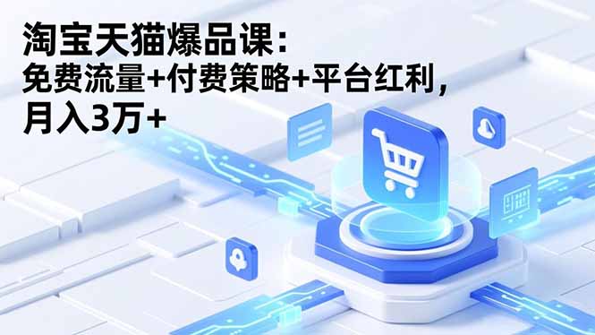 插图1–淘宝天猫爆品课(录音+资料–免费资源分享站
