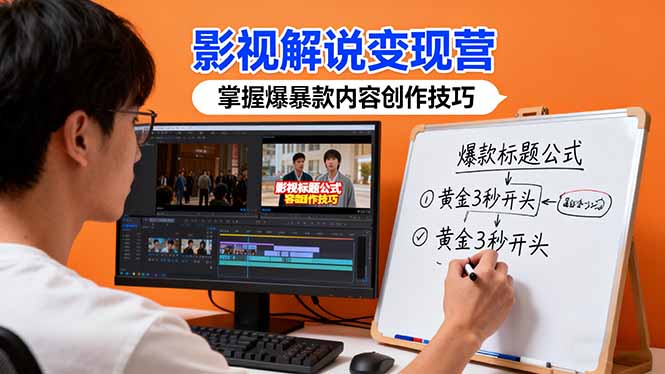 插图1–影视解说变现营:通过30+实战案例爆款内容创作技巧,掌握影视解说盈利密码–免费资源分享站