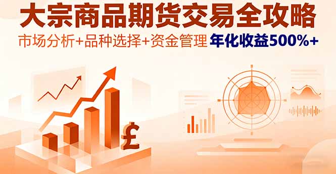 插图1–大宗商品期货交易全攻略,市场分析+品种选择+资金管理,年化收益500%+–免费资源分享站