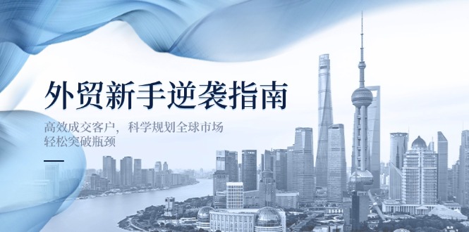 插图1–外贸新手逆袭指南:高效成交客户,科学规划全球市场,轻松突破瓶颈–免费资源分享站