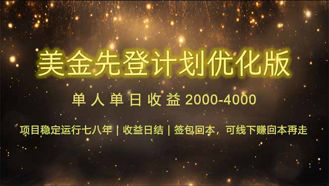 插图1–连续7-8年创单日收益冠军项目，日收益$600-1200–免费资源分享站