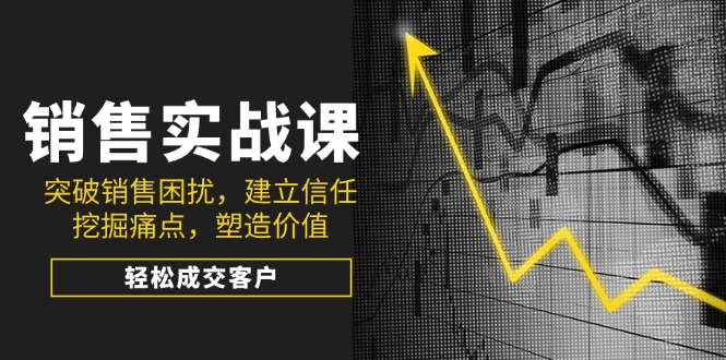 插图1–销售实战课,突破销售困扰,建立信任,挖掘痛点,塑造价值,轻松成交客户–免费资源分享站