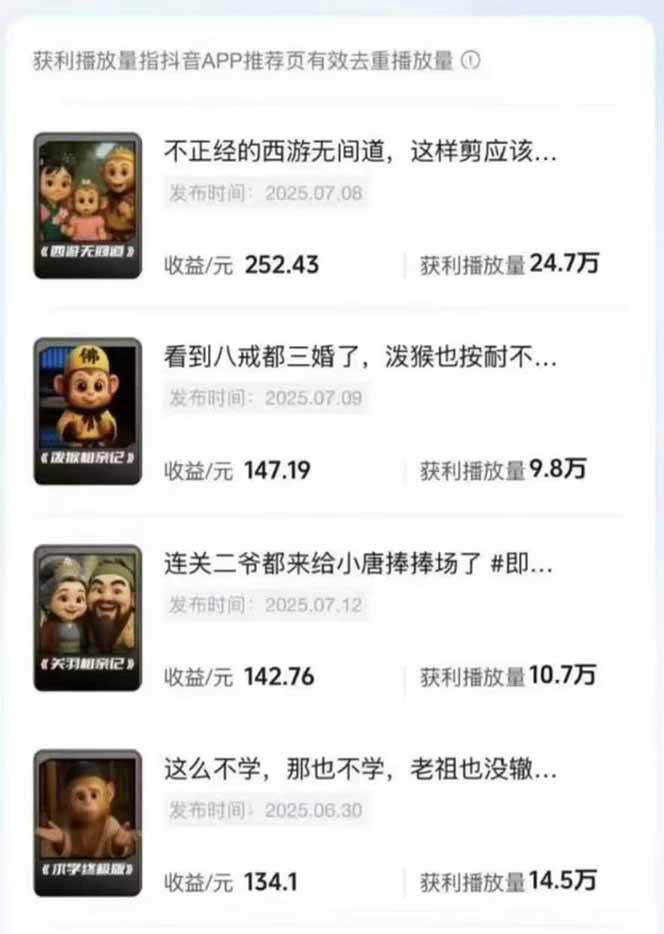 插图3–潮式无厘头短视频变现课：起号出号/完播收益/分成计划/商单接洽，月入2万+–免费资源分享站