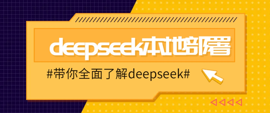 插图1–DeepSeek本地部署详细教程，轻松将deepseek部署到你的电脑上–免费资源分享站
