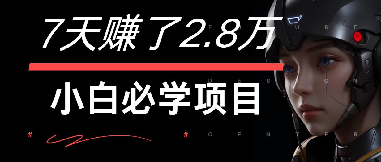 插图1–7天赚了2.8万！每单利润最少500+，轻松月入7万+小白有手就行–免费资源分享站