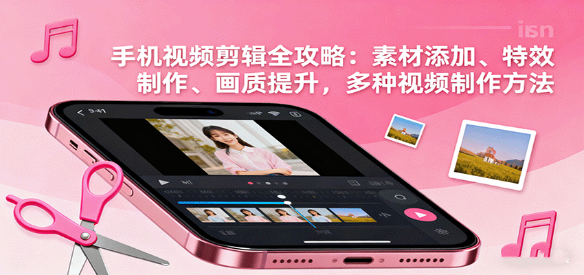 插图1–手机视频剪辑全攻略：素材添加、特效制作、画质提升，多种视频制作方法–免费资源分享站