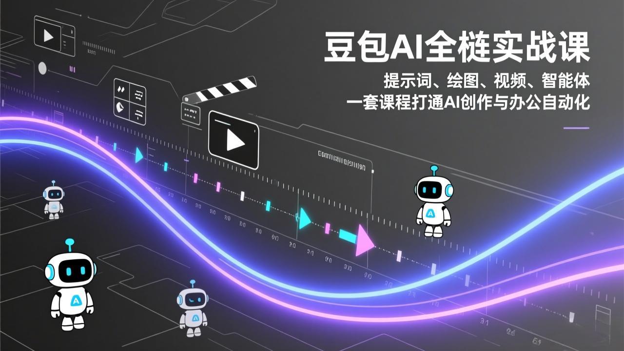 插图1–豆包AI全栈实战课：提示词、绘图、视频、智能体，一套课程打通AI创作与办公自动化–免费资源分享站