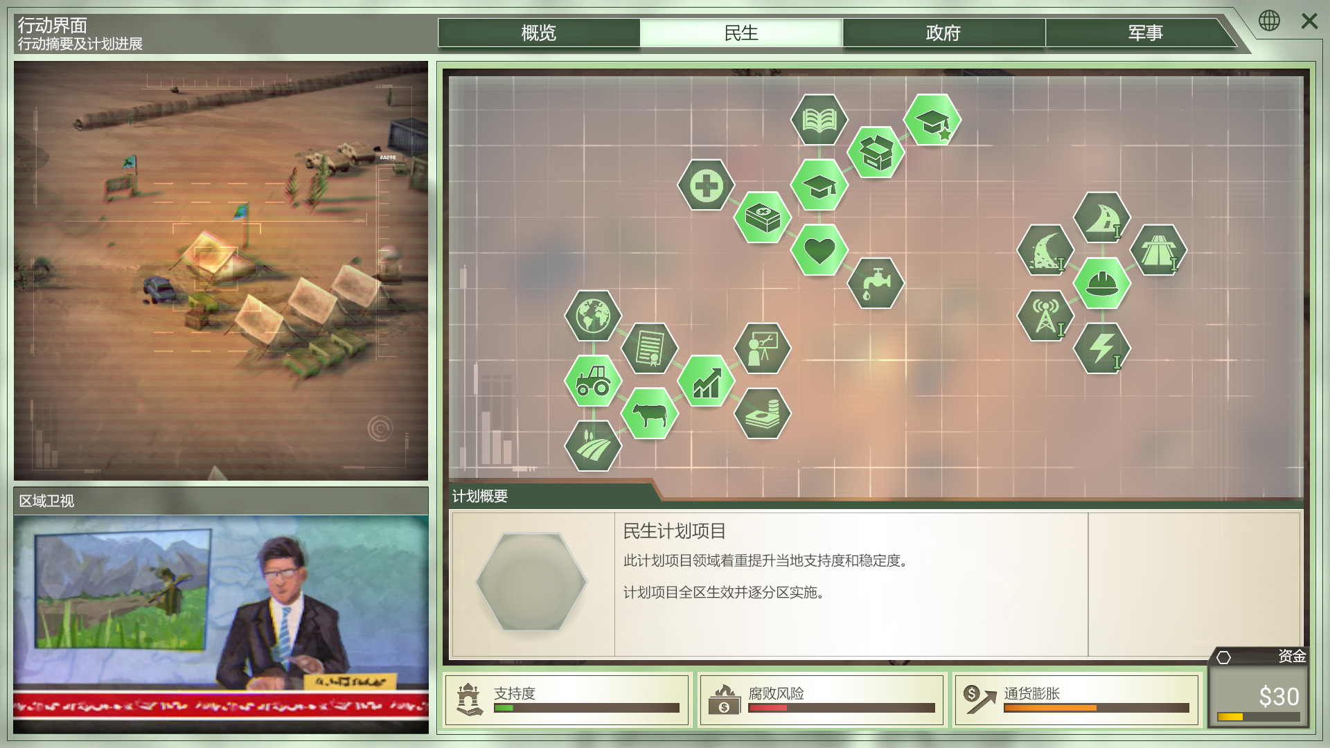 插图2–《反叛公司：局势升级/Rebel Inc: Escalation》PC中文版下载-含v1.4.0.12–免费资源分享站