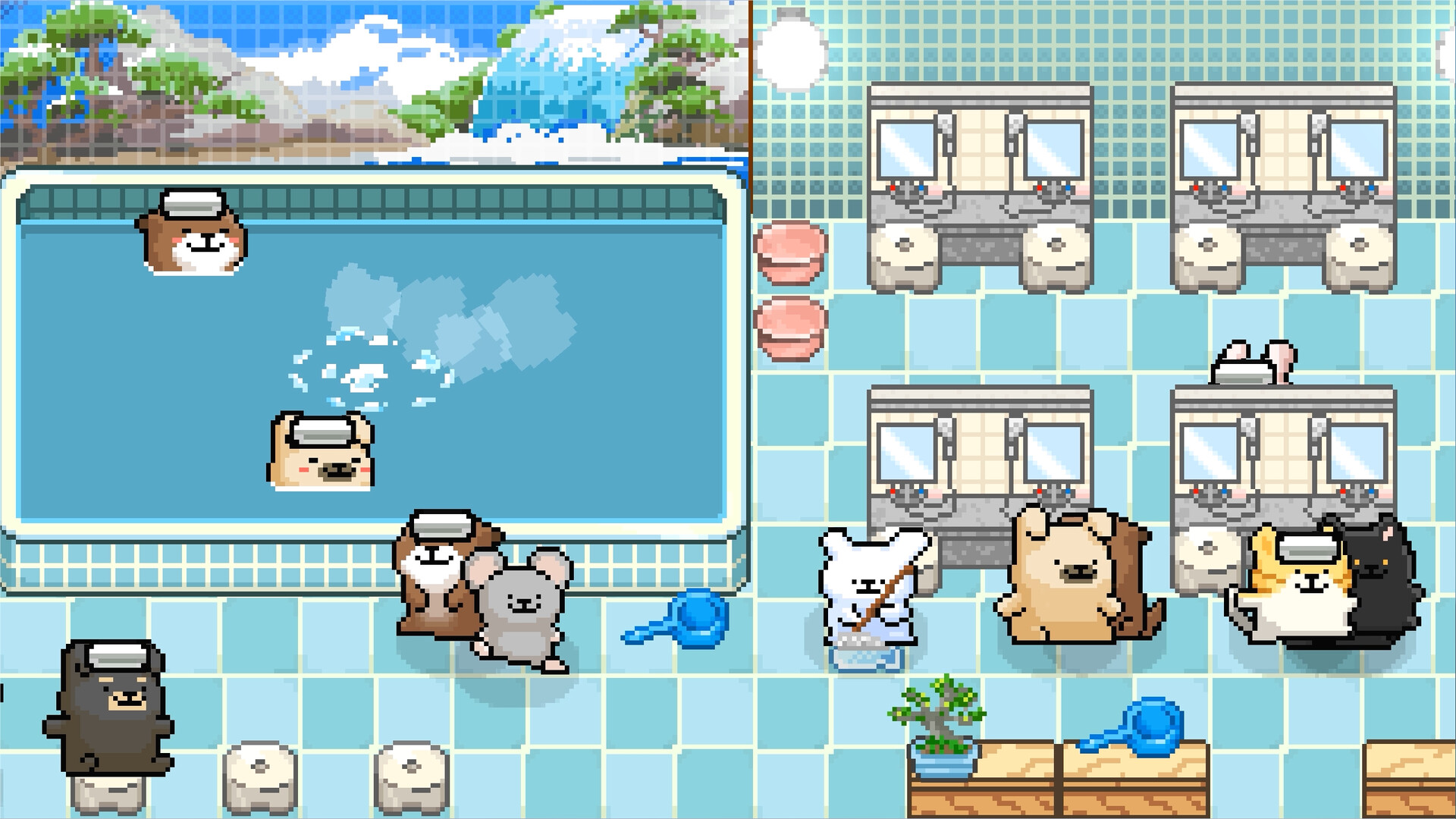 插图3–《线条小狗:动物温泉/Maltese’s Fluffy Onsen》PC中文版下载-含v1.4b–免费资源分享站