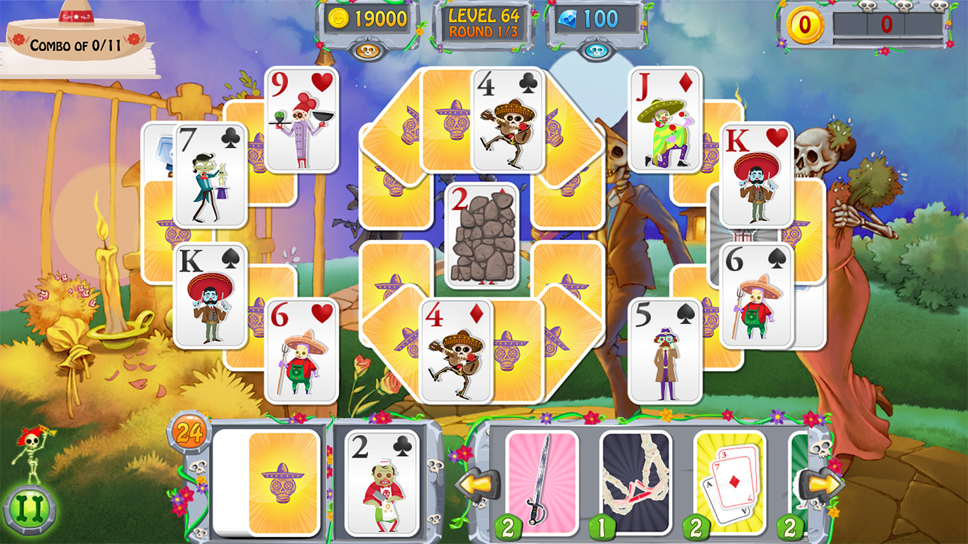 插图3–《亡灵节:纸牌合集 Day of the Dead – Solitaire Collection》Switch英文版NSP下载–免费资源分享站