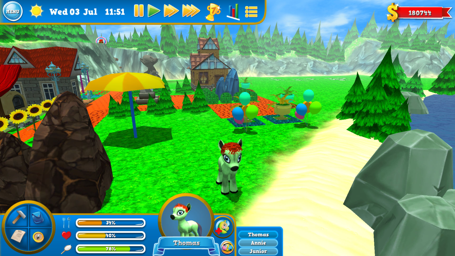 插图1–《小马世界3 Pony World 3》Switch英文版NSP下载–免费资源分享站