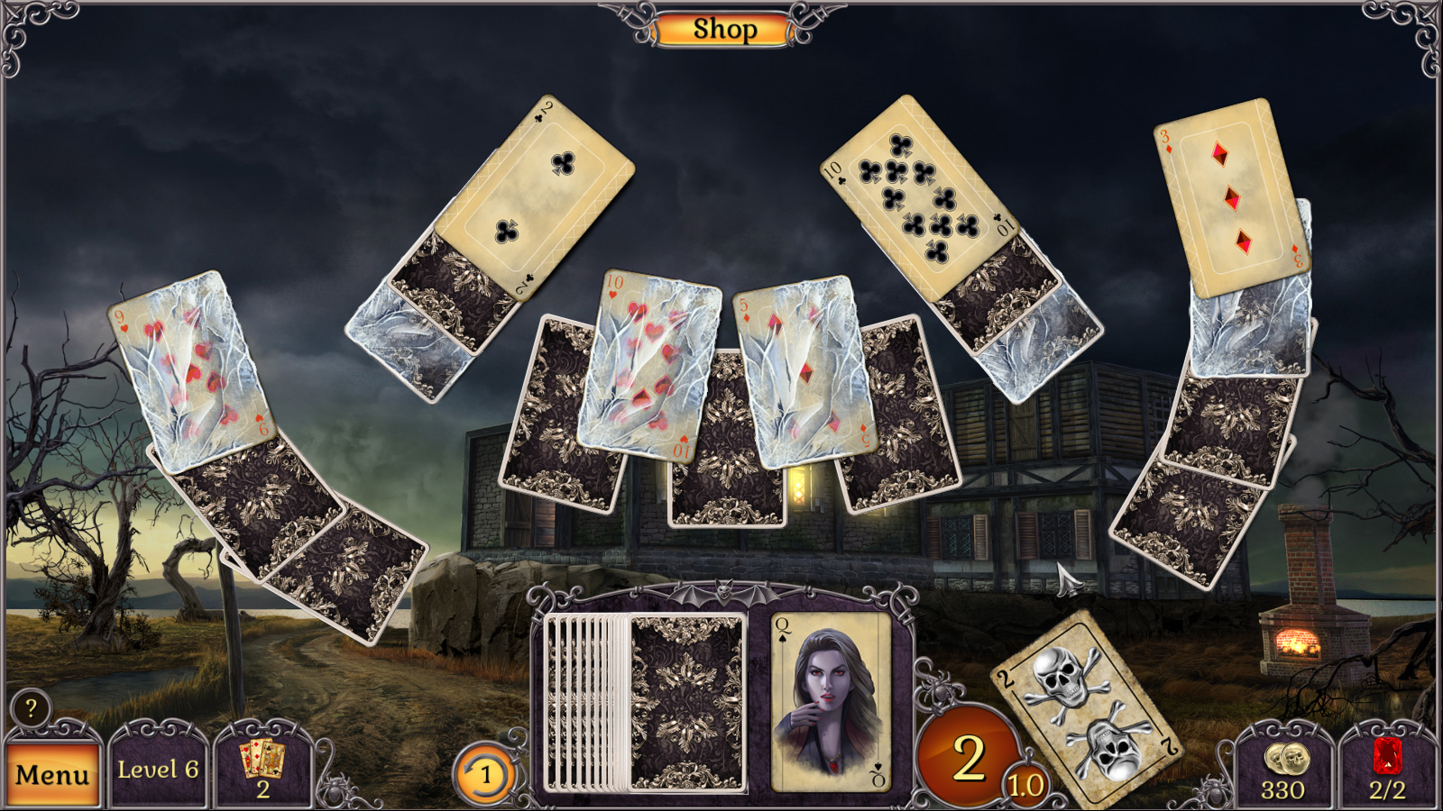 插图2–《宝石配对：暮色纸牌 Jewel Match Twilight Solitaire》Switch英文版NSP下载–免费资源分享站