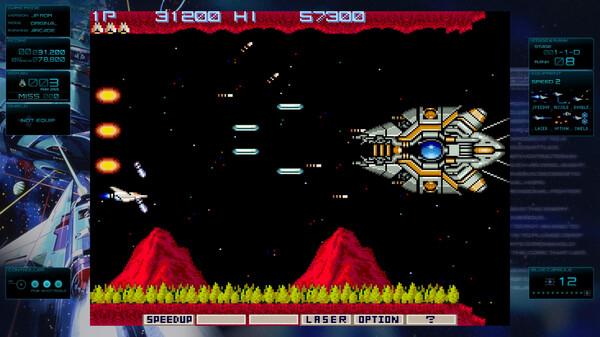 插图2–《宇宙巡航舰：起源.Gradius Origins》Switch美版中文NSP下载 – 含1.2.0补丁–免费资源分享站