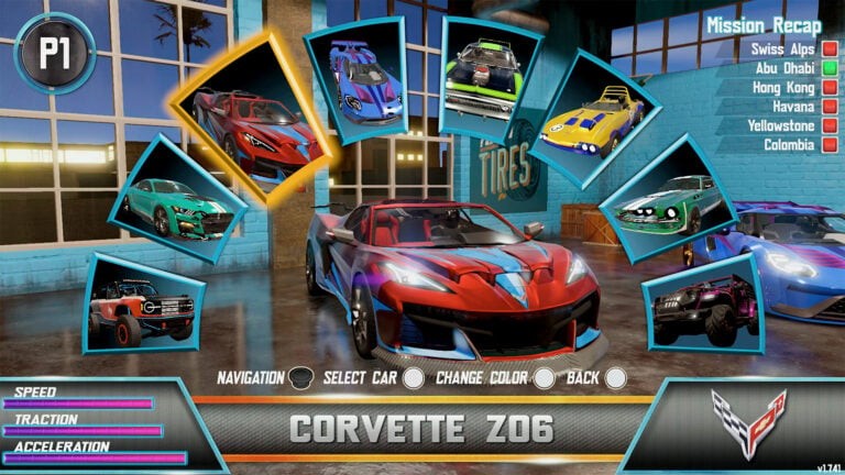 插图3–《速度与激情 街机版 Fast & Furious Arcade》switch美版中文+1.908补丁–免费资源分享站