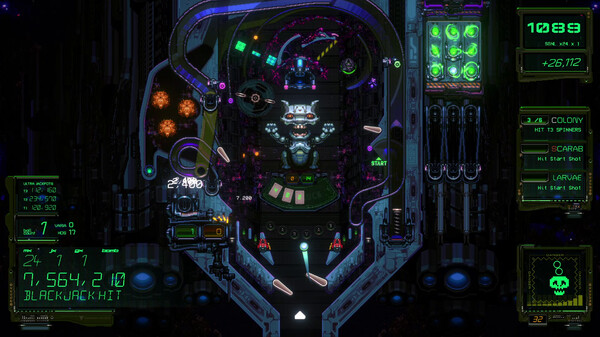 插图3–《异种弹珠台 敌对弹球行动 XENOTILT HOSTILE PINBALL ACTION》Switch美版中文NSZ下载–免费资源分享站