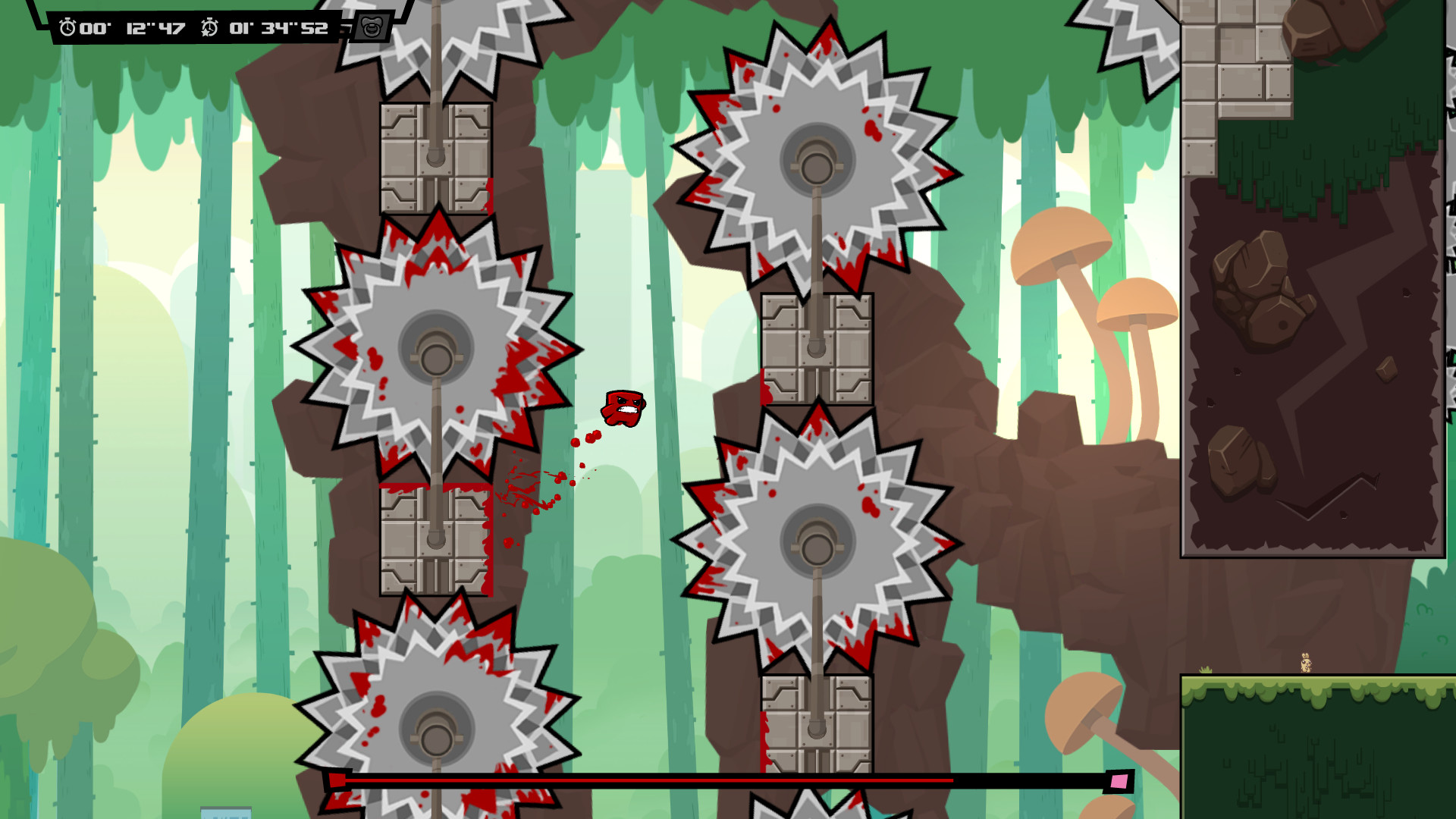 插图1–【5.05】《永远的超级食肉男孩 Super Meat Boy forever》PS4美版中文下载- 含1.10补丁–免费资源分享站