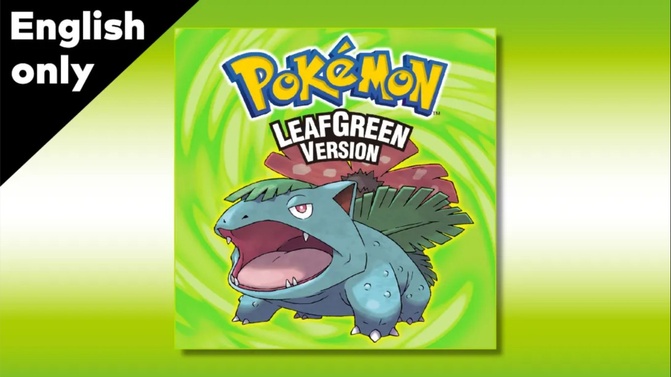 插图8–【美版】宝可梦叶绿 .Pokemon LeafGreen 中文汉化–免费资源分享站