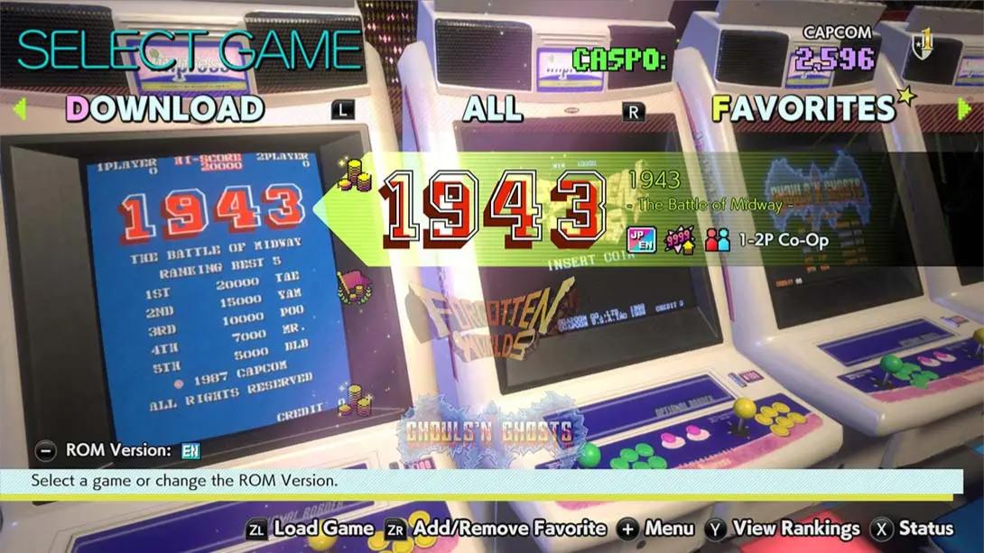 插图7–【美版】卡普空街机合集 Capcom Arcade Stadium 中文–免费资源分享站
