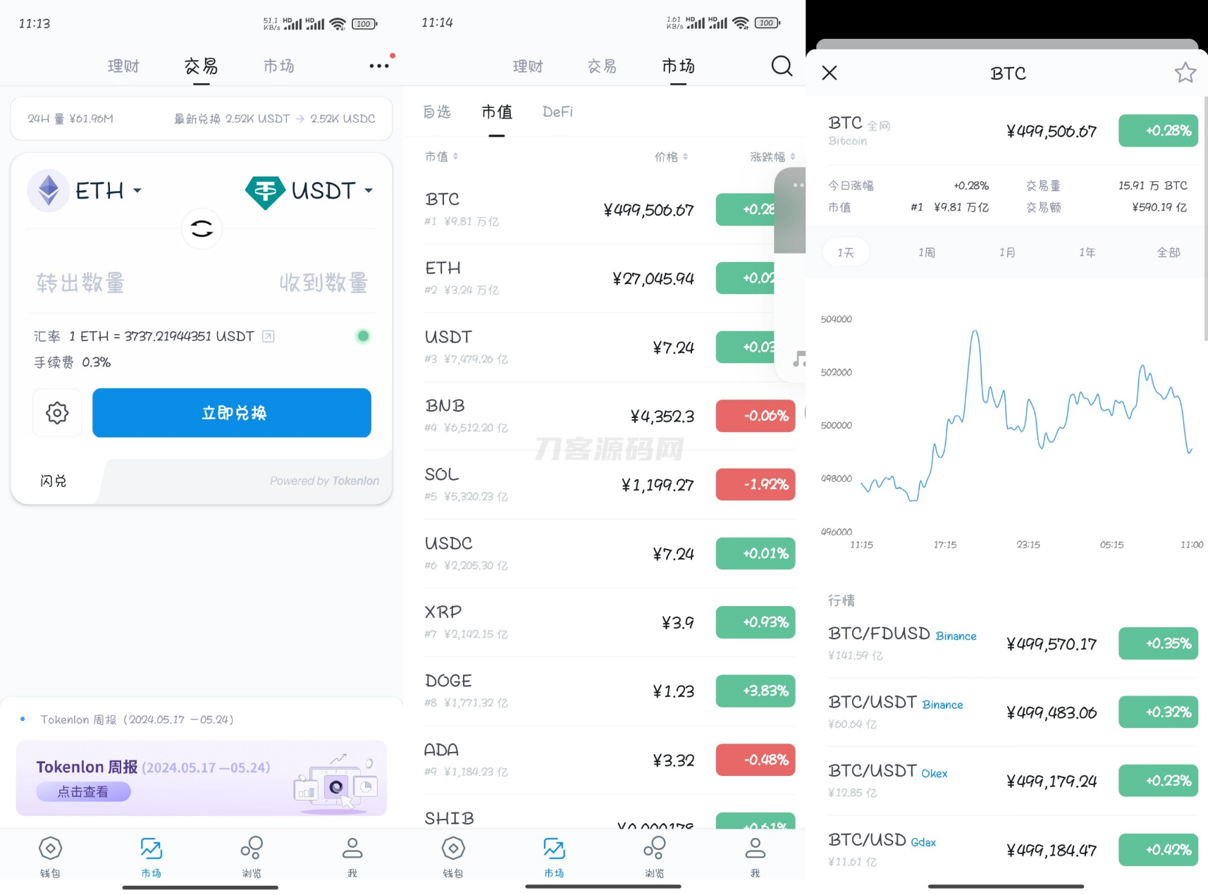 插图1–高仿imtoken钱包源码/获取助记词/获取私钥/自动归集–免费资源分享站