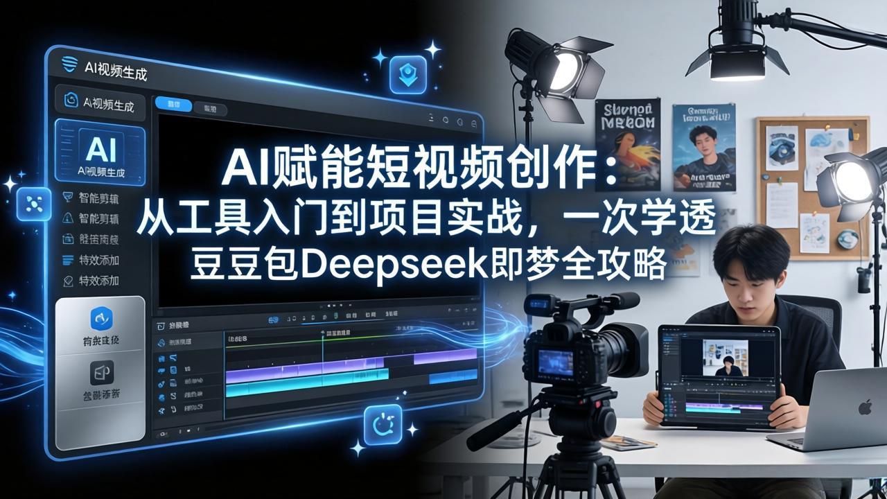插图1–AI赋能短视频创作:从工具入门到项目实战,一次学透豆包Deepseek即梦全攻略–免费资源分享站