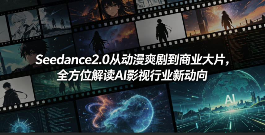 Seedance2.0从动漫爽剧到商业大片,全方位解读AI影视行业新动向