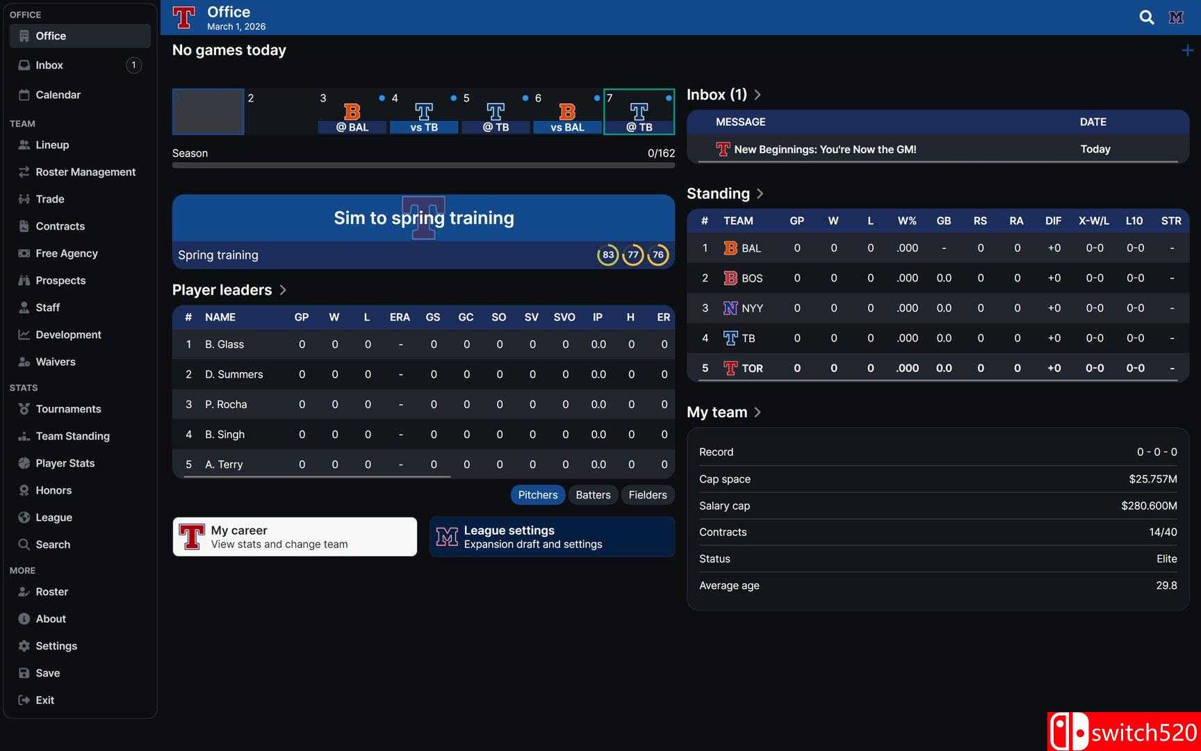 插图2–《棒球遗产经理26（Baseball Legacy Manager 26）》Build 22575539 [英文]–免费资源分享站