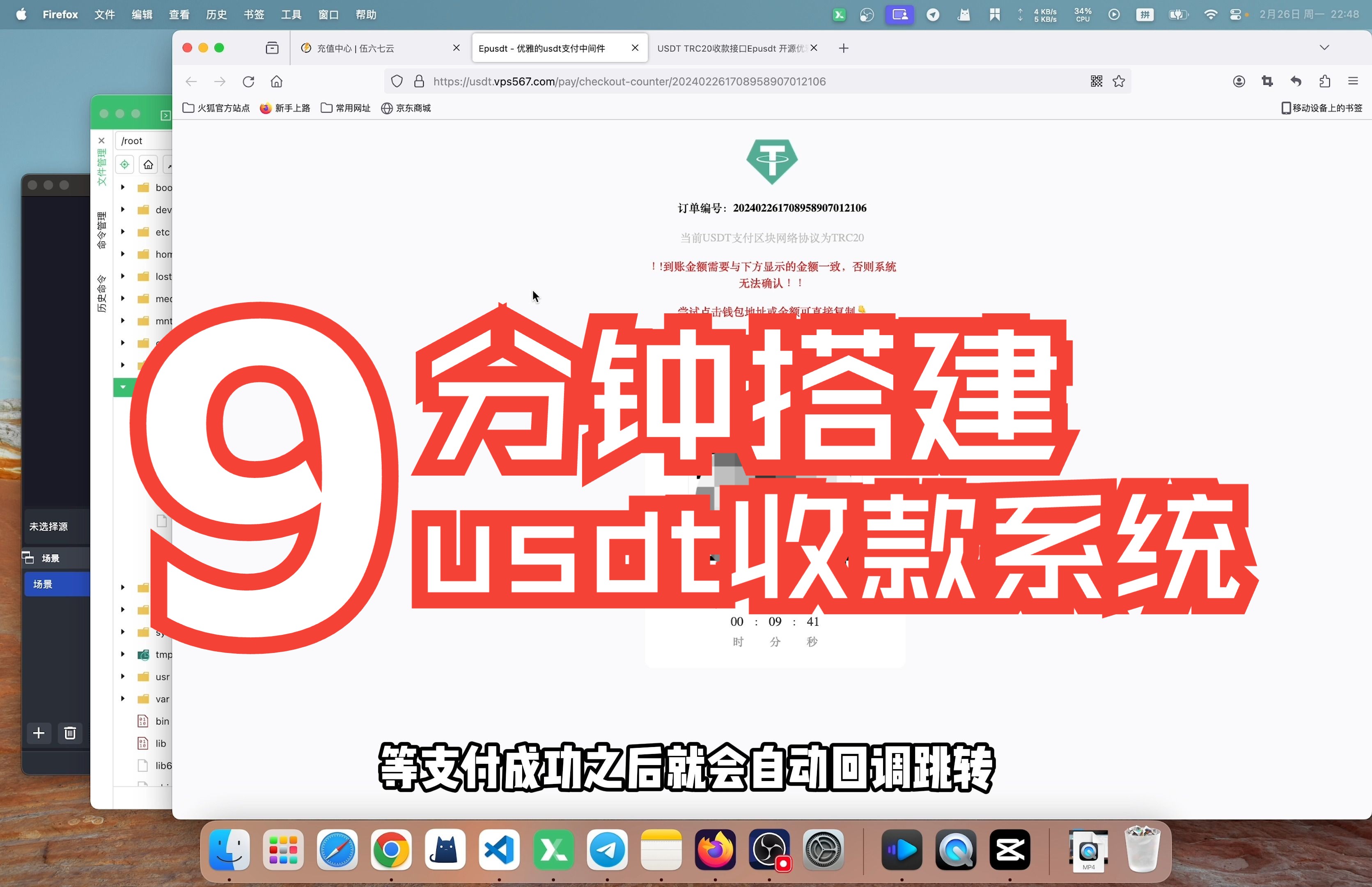 epusdt支付中间件 搭建自己的USDT收款API接口