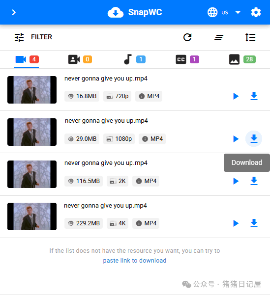 地表最强！永久免费的万能视频解析下载工具，支持全球1万多个平台，免费在线下载视频、字幕和图片